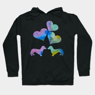 Art Dachshunds Hoodie